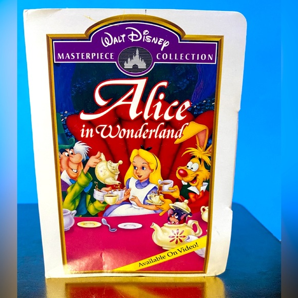 WALT DISNEY 1995 ALICE IN WONDERLAND MCDONALD’S VHS MINI CASE & FIGURINE & COMB - Picture 6 of 9